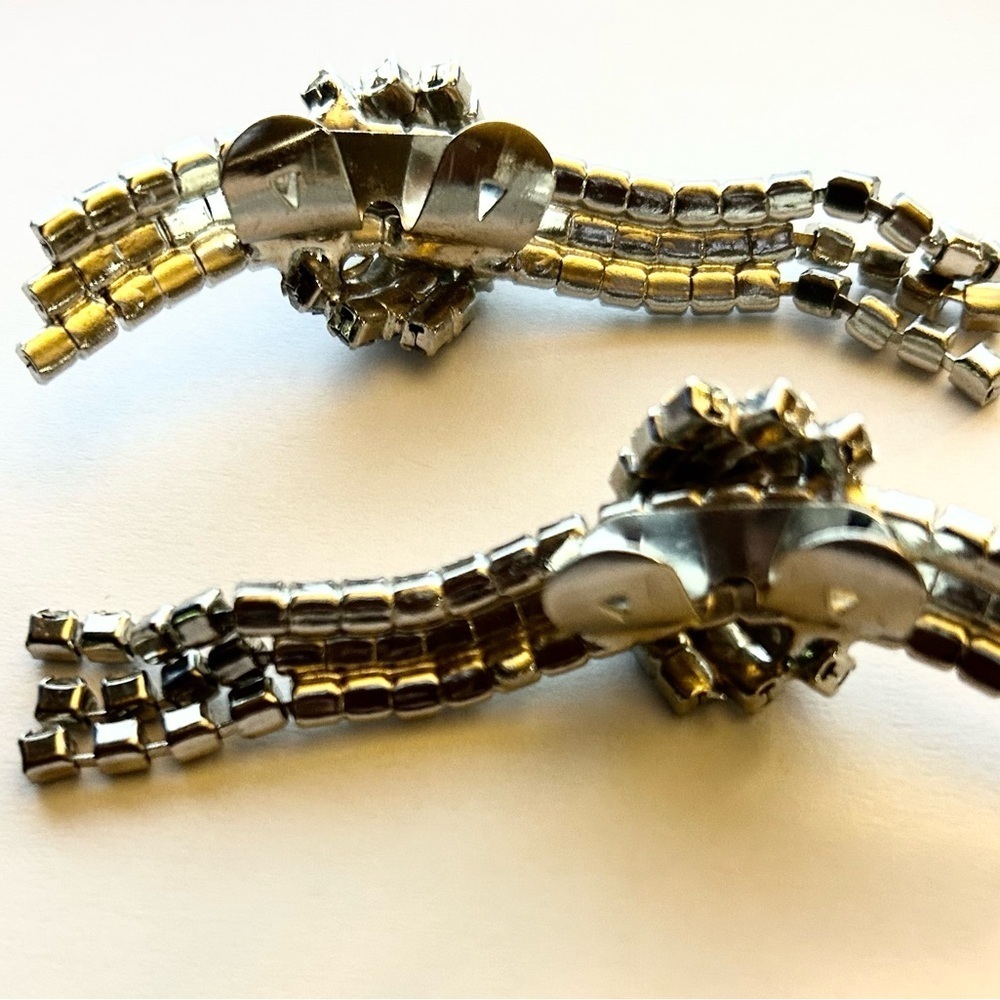 MUSI Rhinestone Shoe Clips from the 60s - Picture 3 of 3